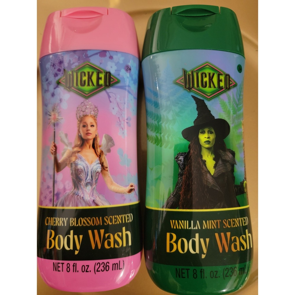 Wicked Movie Beauty Bundle Body Wash Eye Shimmer Crayon Makeup Set 6pc - Picture 2 of 4